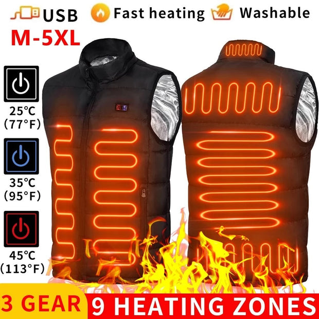HEATING VEST - ELECTRIC HEATED