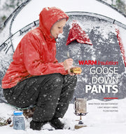 Unisex Down Pants Waterproof and Warm